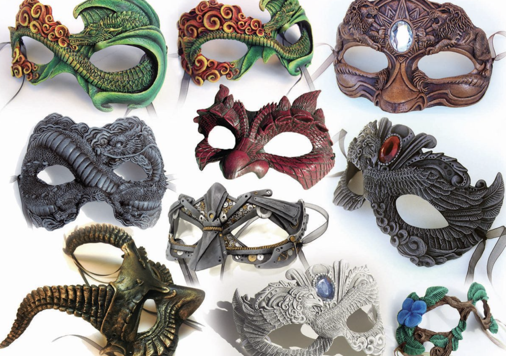 Art and Masks by Lisa Sell Chicago Steampunk Exposition